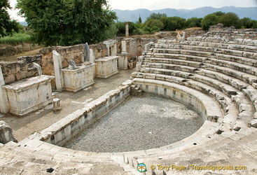 The well-preserved Aphrodisias Odeon
