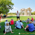 A lecture on Aphrodisias in front of the Tetrapylon