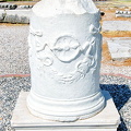 This column with two serpents is a symbol of medicine. Snakes renew their bodies by shedding skin and hence the belief that snakes have healing power.