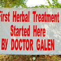 Galen started his first herbal treatment on this spot