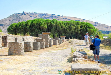 Looking back at Pergamon on the hill