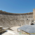 Aspendos Theatre is one of the most well-preserved Roman theatres