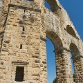 Roman aqueduct in Aspendos