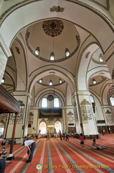 Bursa Ulu Camii central hall view