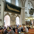 Prayer groups in session at the Great Mosque
