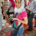 Ladies have to cover their head at the Bursa Ulucamii. Shawls are provided there.