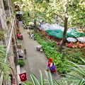 Looking down to the Koza Han courtyard