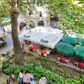Tea garden in the Koza Han courtyard