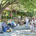 People watching around the Bursa market area