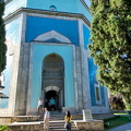 The Green Tomb with its green tile exterior