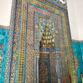 The Mihrab with very intricate ornamental tile designs