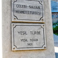 Yeşil Türbe - Tomb of Mehmet I dated 1421