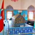 Sarcophagus of Mehmed I in the centre of the room