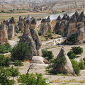 A magnificent view of the Monks Valley fairy chimneys