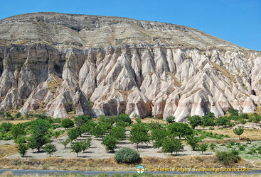 Stunning rock formation of Rose Valley