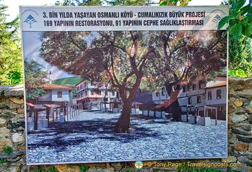 Poster about the Cumalikiziks restoration project