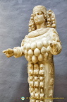 Due to her many breasts, Artemis of Ephesus is regarded as a fertility goddess