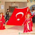 The show ends with the Turkish flag
