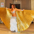Belly dancer spreading her wings