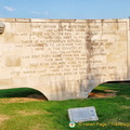 Memorial by the Turkish Government in memory of the ANZAC soldiers