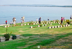 Graves on the Gallipoli peninsula