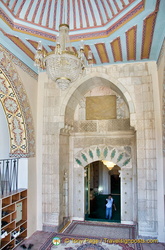 Doorway into the tomb of Hacı bektaş in the third courtyard