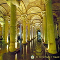 The marble columns of the Basilica Cistern