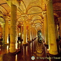 Basilica Cistern is also known as Yerebatan Sarayi or the Sunken Palace