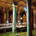 Atmospheric lights in the Yerebatan Sarnici