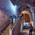 Steps down into the Basilica Cistern