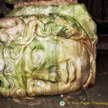 One of two Medusa heads in the Basilica Cistern