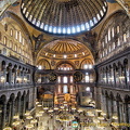 Internal view of Hagia Sophia ground floor