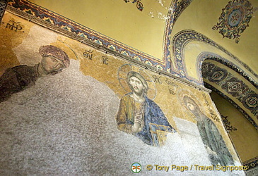 Deësis Mosaic - Hagia Sophia's notable mosaic