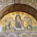 Sunu Mosaic - The Virgin between Justinian and Constantine