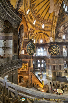 Inside Hagia Sophia