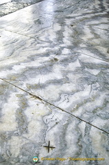 Markers where Byzantine emperors were coronated