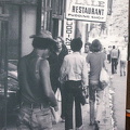 Picture of hippies heading for the Pudding Shop