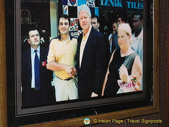 Bill Clinton and a young Mr. Colpan