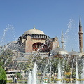 Around Sultan Ahmet, the Blue Mosque and Hagia Sofia, Istanbul, Turkey
