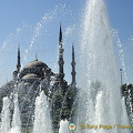Around Sultan Ahmet, the Blue Mosque and Hagia Sofia, Istanbul, Turkey
