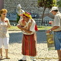 Colorful drink vendor in Sultanahmet Square