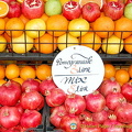 Pomegranade and oranges