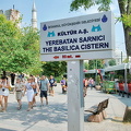 Signpost for the Basilica Cistern