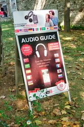 Audio guides available for Topkapi Palace