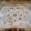 Remains of mosaic floor of Hagia Sophia church