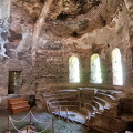 The Synthronon (semi-circular seats for the bishops) in the apse of Hagia Sophia