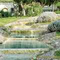 Hot spring water flowing