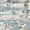 Beautiful travertine hot springs at Pamukkale