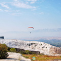 Paragliding is certainly a great way to see Pamukkale