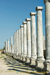 Colonnaded boulevard of Perge